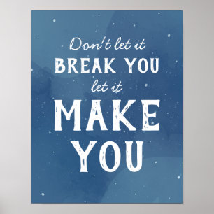 Poster Art de citation inspirant et motivant