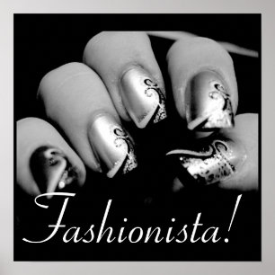 Poster Art de clou de Fashionista