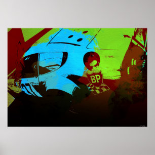 Poster Art de course vintage