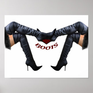 Poster Art de démarrage Stiletto élégant