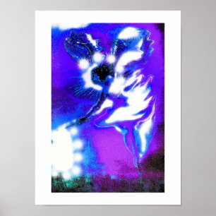 Poster art de fée d'hiver