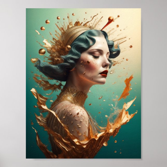 Poster Art de fille (Devant)