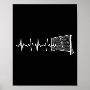 Poster Art de football cool pour hommes femmes amateurs d