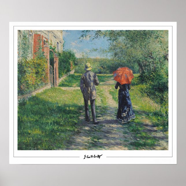 Poster Art de Gustave Caillebotte #14 (Devant)