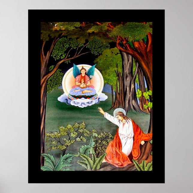 Poster Art de Jésus asiatique (Devant)