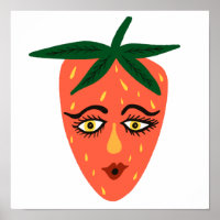 Art de la fraise lunaire