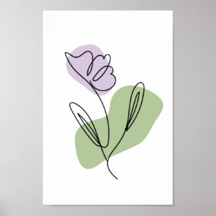 Poster Art de la ligne