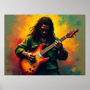 Poster art de la musique reggae