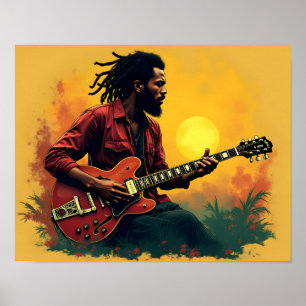 Poster art de la musique reggae