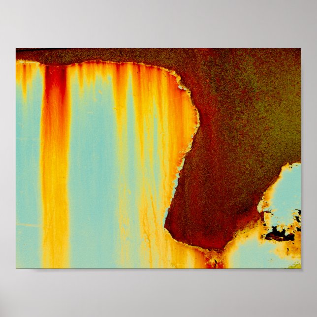 Poster Art de la rouille cool (Devant)