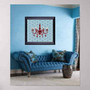 Poster Art de la vitrine : Lustre gracieux ~ Imprimer