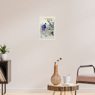 Poster Art de l'art floral japonais (1896)