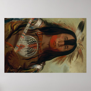 Poster Art de Natif américain de Catlin