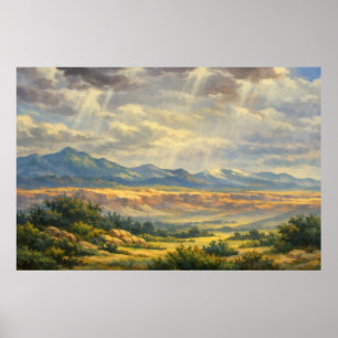Poster Art de paysage photographique édité (meilleure qua