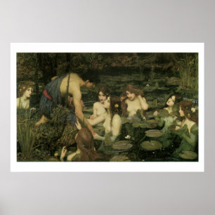 Poster Art de peinture Imaginaire victorien Imprimer 36x2
