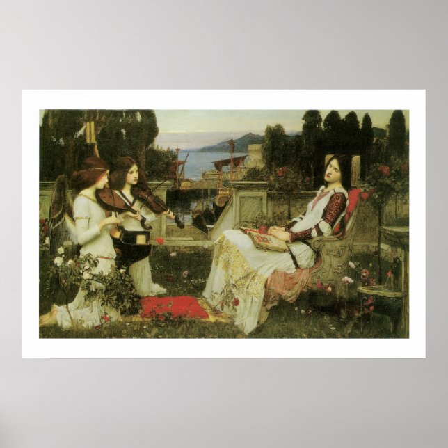 Poster Art de peinture Imaginaire victorien Imprimer 36x2 (Devant)
