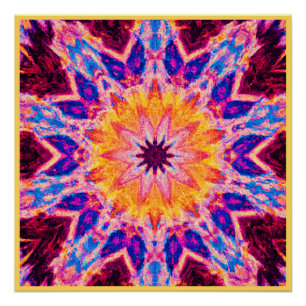 Poster Art de puissance Motif dynamique