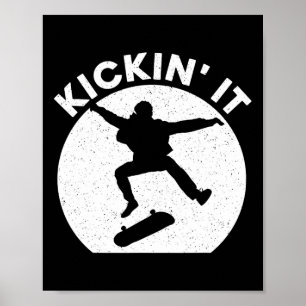 Poster Art de skateboard cool pour hommes femmes skateur