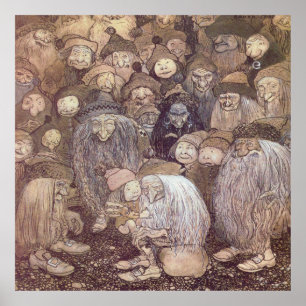 Poster Art de troll de John Bauer