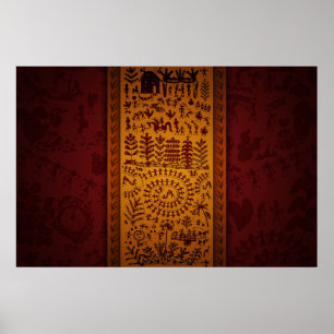Poster Art de Warli