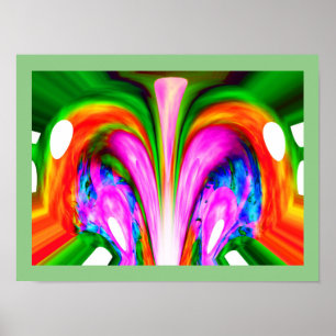 Poster art d'éclatement d'été