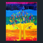 Poster Art Deco Abstract Farben Ukrainische Flagge<br><div class="desc">Das Poster für abstrakte dekorative Kunst Flagge Ukraine,  geeignet für das Haus in Wohnzimmern,  Zimmern,  Büros,  Halls</div>