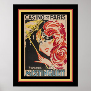 Poster Art Deco Casino de Paris Cabaret