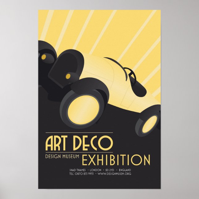 Poster - Art Déco Design Museum Exhibition (Devant)