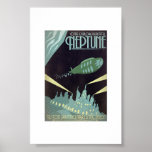 Poster - Art Deco Entdecken Sie den schönen Neptun<br><div class="desc">Art Deco erforschen schöne Neptune Poster.</div>