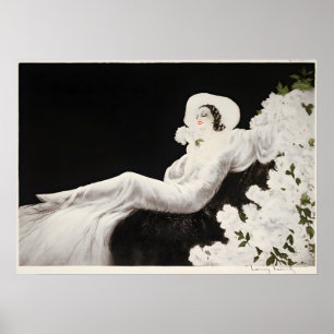 Poster Art Déco, La Fleur de l'Amour