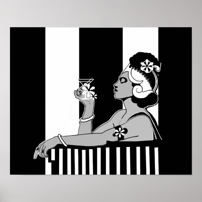 Poster Art Déco Vintage (Devant)