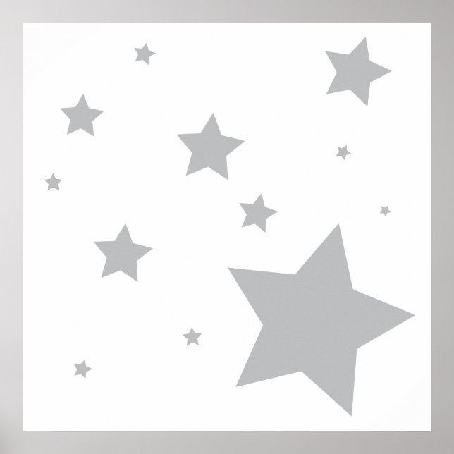 Poster Art Décor Reach for the Stars Nursery (Devant)