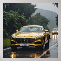 Art Décoratif - Conduire Dans La Pluie #2