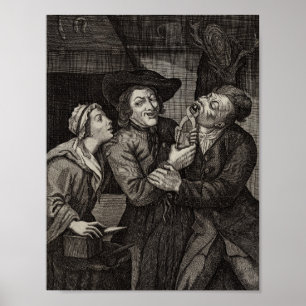 Poster Art dentaire drôle d'antiquité de bureau de