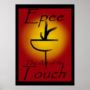 Poster Art d'Epee de la copie de contact