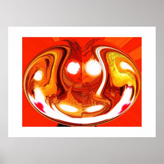 Poster Art diable (Devant)