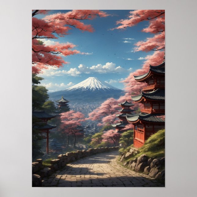 Poster Art d'illustration du Japon n°4 (Devant)