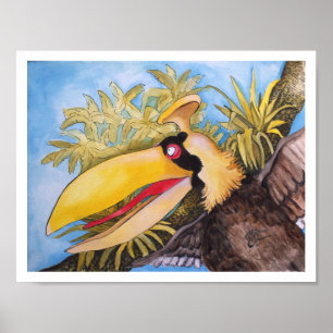 Poster Art "d'oiseau de coup de coup" par Mike Quinn