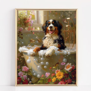 Poster Art du chien de montagne bernois, Œuvre d'art de s