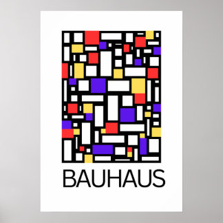 Poster Art du design moderne minimaliste Bauhaus