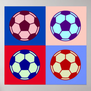 Poster Art du football du football