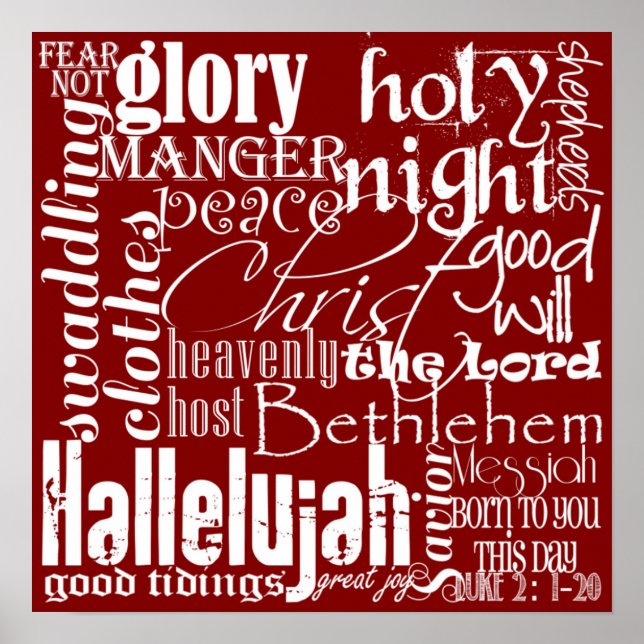 Poster Art du métro de Noël (Devant)