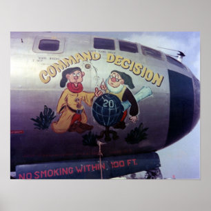 Poster Art du nez B-29