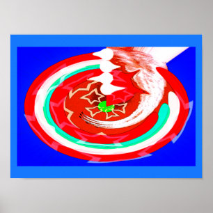 Poster Art du voyage dans l'espace Star