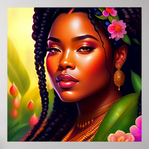 Poster Art féminin africain