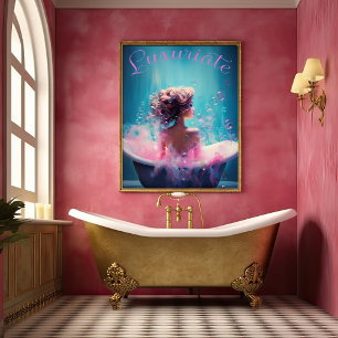 Poster Art Féminin "Luxuriate"