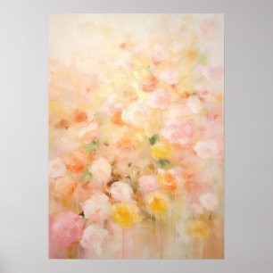 Poster Art Floral Abstrait