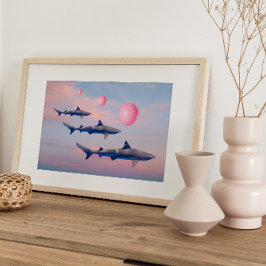 Poster Art fou vintage surréaliste