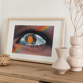 Poster Art fou vintage surréaliste