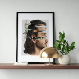 Poster Art fou vintage surréaliste